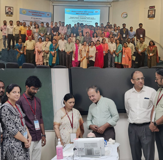 PGIMER Chandigarh holds a Workshop on  Neonatal  Airway Management
